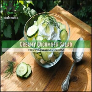 Creamy Cucumber Salad