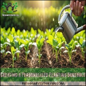 Creating a Personalized Planting Schedule