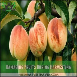 Damaging Fruits During Harvesting