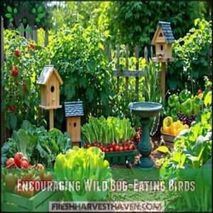 Encouraging Wild Bug-Eating Birds