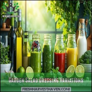 Garden Salad Dressing Variations