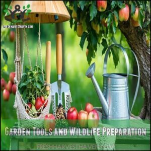 Garden Tools and Wildlife Preparation