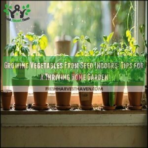 growing vegetables from seed indoors