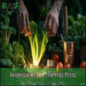 Handpicking and Trapping Pests