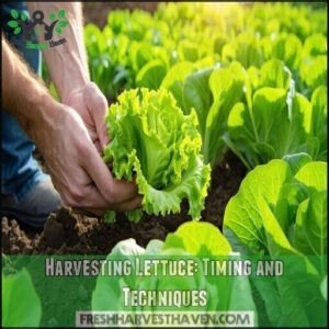 Harvesting Lettuce: Timing and Techniques