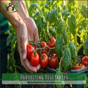 Harvesting Vegetables