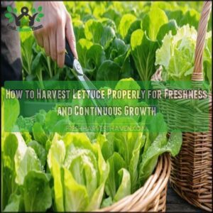 how to harvest lettuce properly