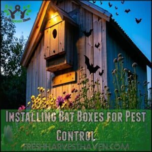 Installing Bat Boxes for Pest Control