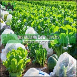 Installing Row Covers