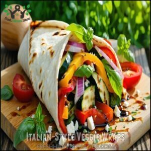 Italian-Style Veggie Wraps