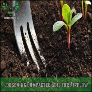 Loosening Compacted Soil for Airflow