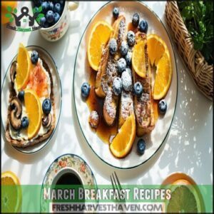 March Breakfast Recipes