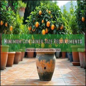 Minimum Container Size Requirements