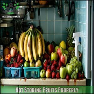 Not Storing Fruits Properly