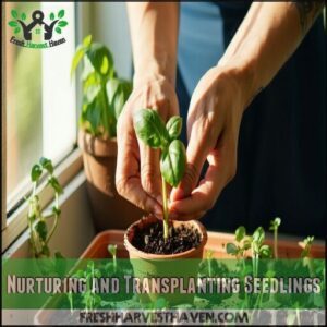 Nurturing and Transplanting Seedlings
