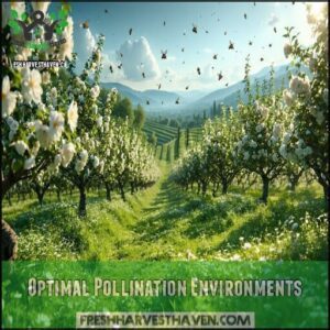 Optimal Pollination Environments