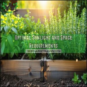 Optimal Sunlight and Space Requirements