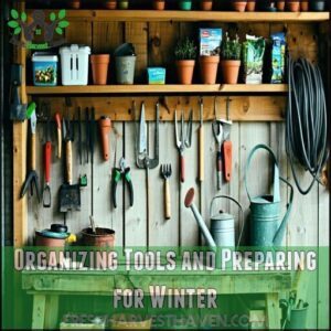 Organizing Tools and Preparing for Winter