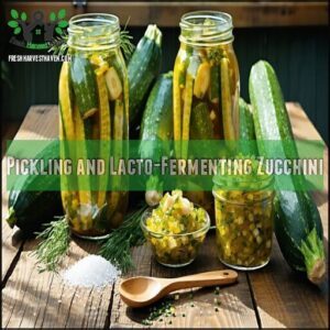 Pickling and Lacto-Fermenting Zucchini