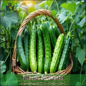 pickling cucumbers