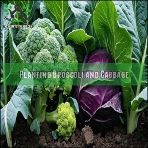 Planting Broccoli and Cabbage