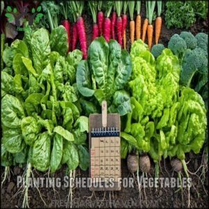 Planting Schedules for Vegetables
