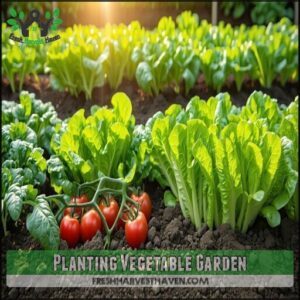 Planting Vegetable Garden