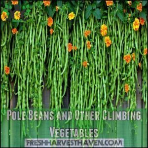 Pole Beans and Other Climbing Vegetables