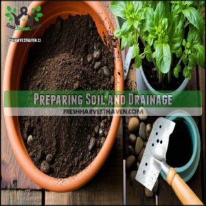 Preparing Soil and Drainage