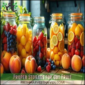 Proper Storage for Cut Fruit