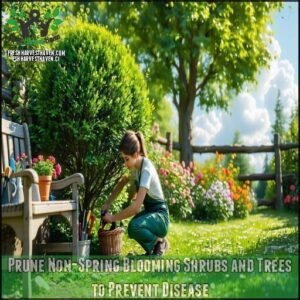 Prune Non-Spring Blooming Shrubs and Trees to Prevent Disease