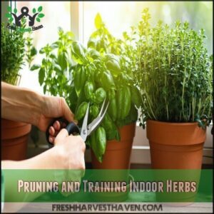 Pruning and Training Indoor Herbs