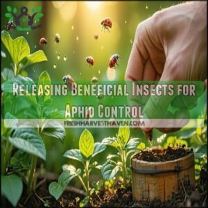 Releasing Beneficial Insects for Aphid Control