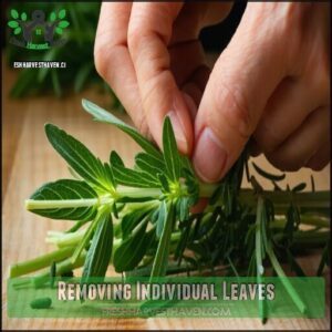 Removing Individual Leaves