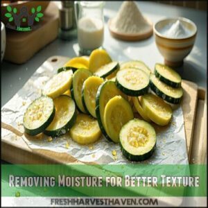 Removing Moisture for Better Texture