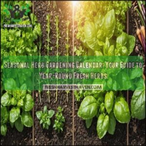 seasonal herb gardening calendar