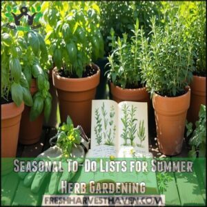 Seasonal To-Do Lists for Summer Herb Gardening