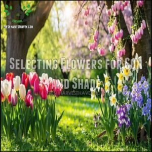 Selecting Flowers for Sun and Shade
