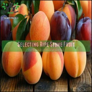 Selecting Ripe Stone Fruit
