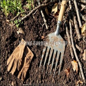 spring garden clean-up