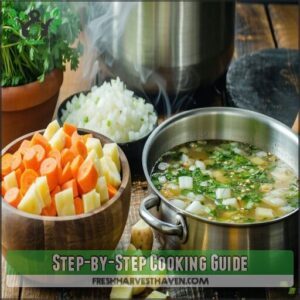 step-by-step cooking guide