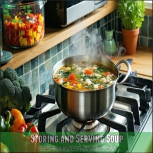 storing and serving soup