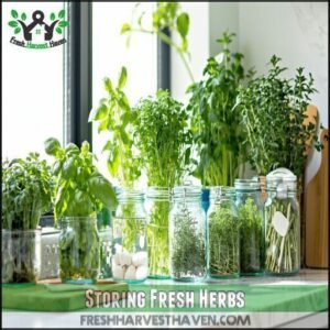 Storing Fresh Herbs