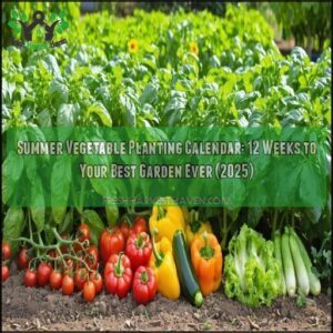 summer vegetable planting calendar