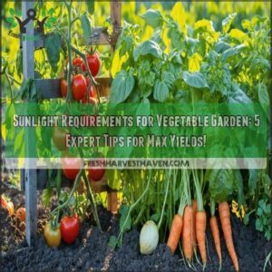 sunlight requirements for vegetable garden
