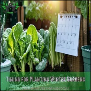 Timing for Planting Winter Gardens