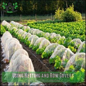 Using Netting and Row Covers