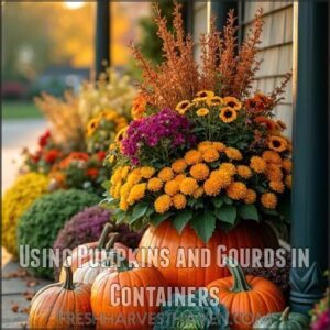 Using Pumpkins and Gourds in Containers