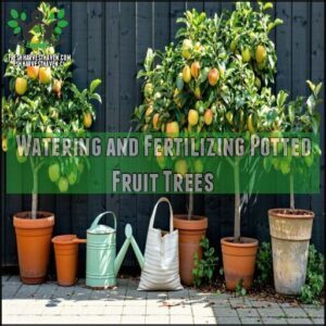 Watering and Fertilizing Potted Fruit Trees