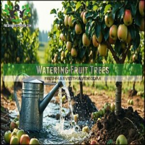 Watering Fruit Trees